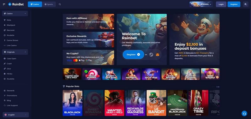 Popular video games at Rainbet